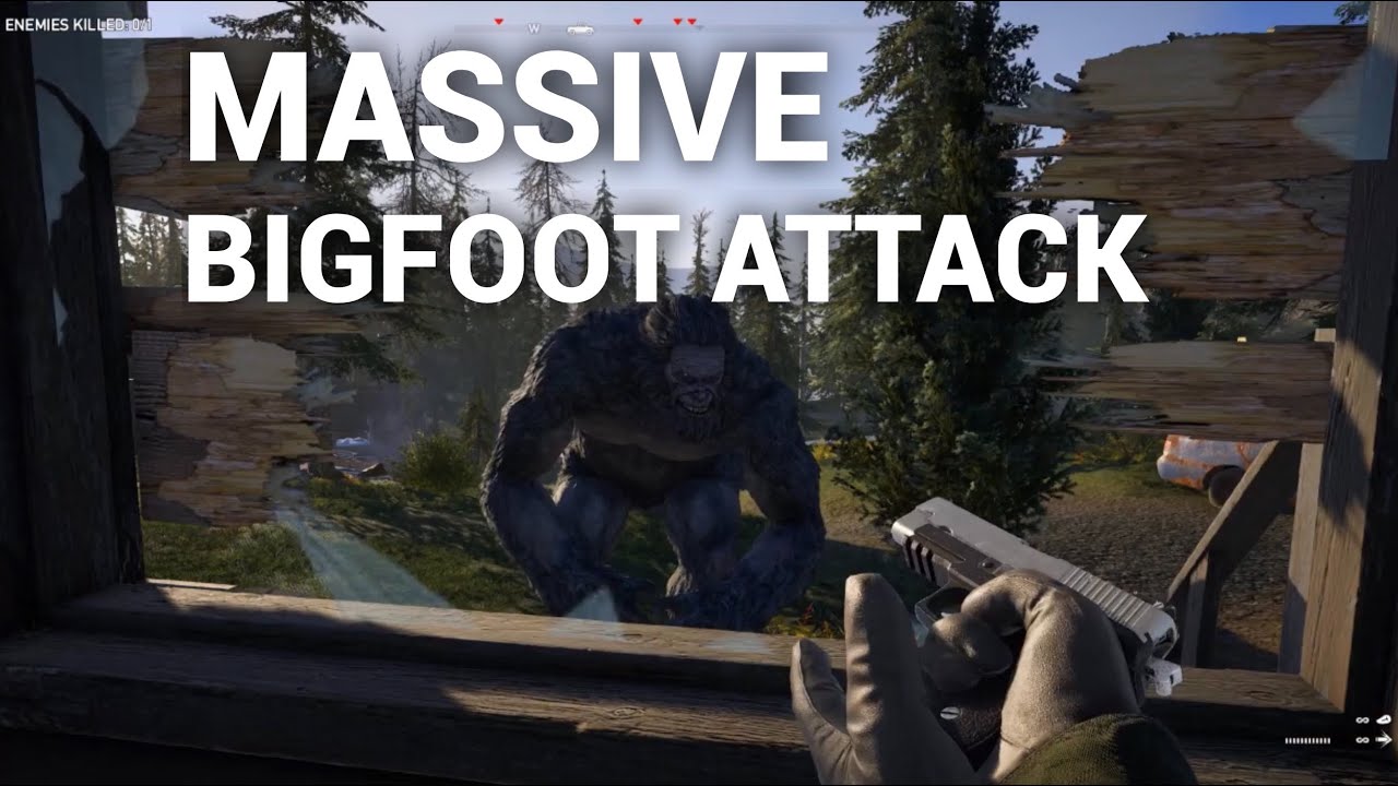 Far cry 5 massive bigfoot attack on city!