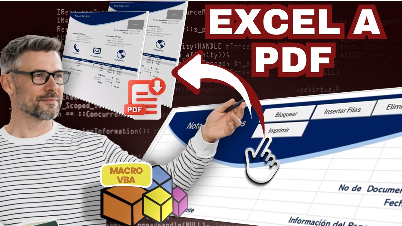 Excel: Macro para convertir en PDF desde un botón : ̗̀➛ 📄