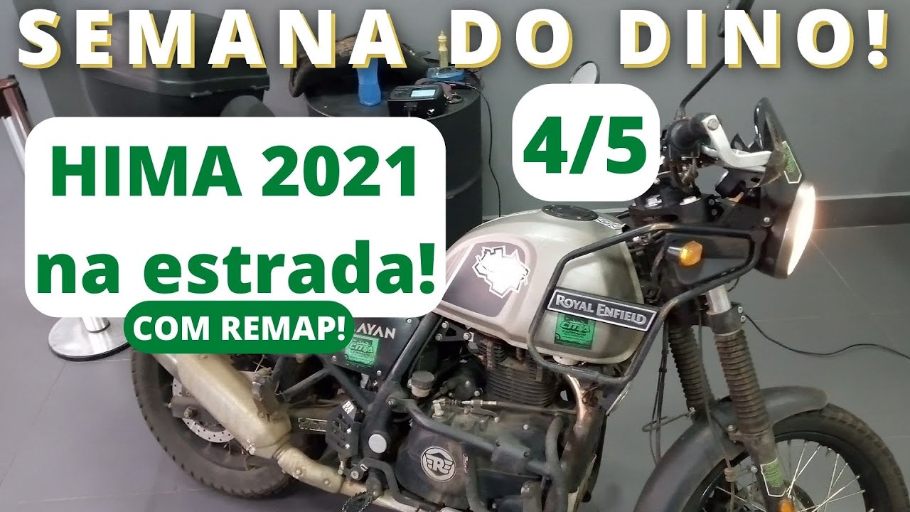 Teste na estrada Himalayan 2021 após o remap | VL52