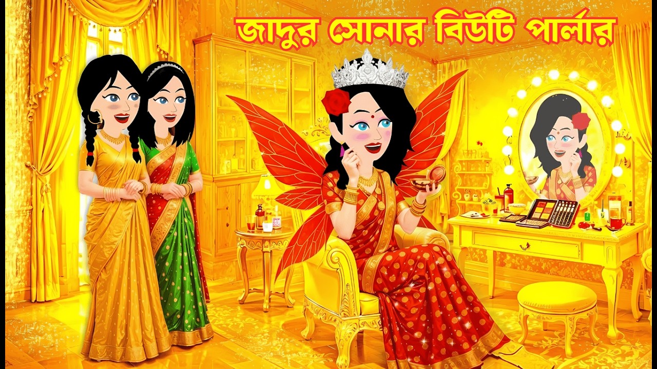 জাদুর সোনার বিউটি পার্লার | Jadur Golpo | Thakurmar Jhuli | Rupkothar Golpo | Bangla Cartoon