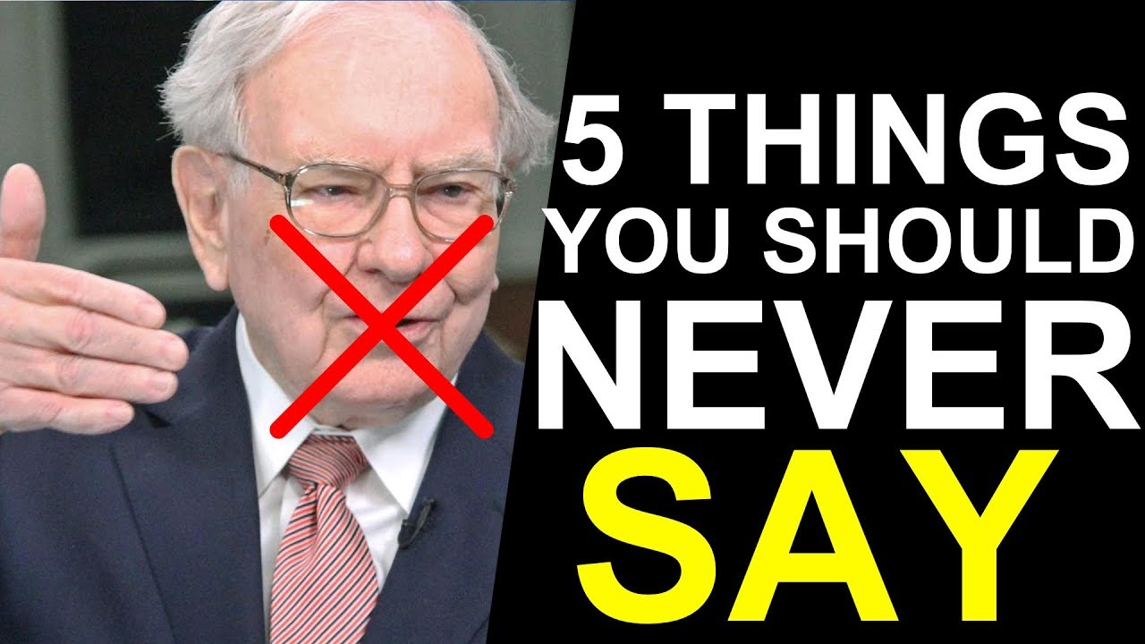 5 Things Successful People Will Never Say (Animated)