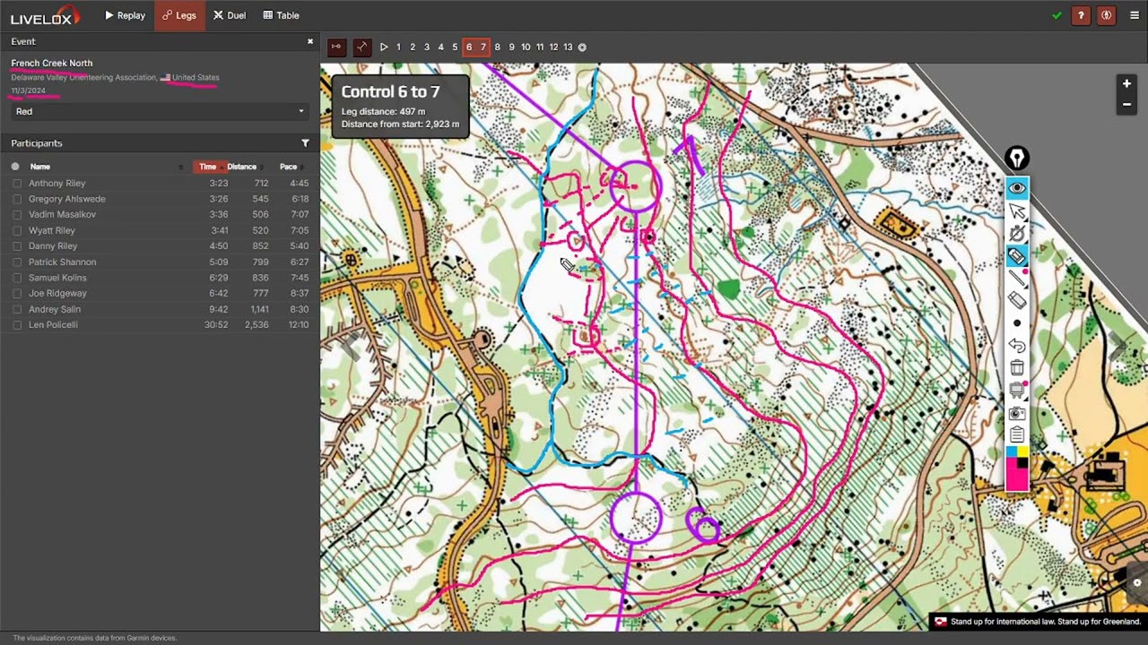 Route Choice Analysis – #4. USA, French Creek North.