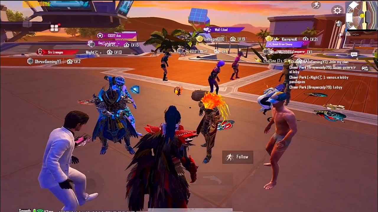 Gucci против всех богатых игроков🤑в Cheer Park😍#pubgcheerpark #guccibot #pubgxsuit #pubgmobile