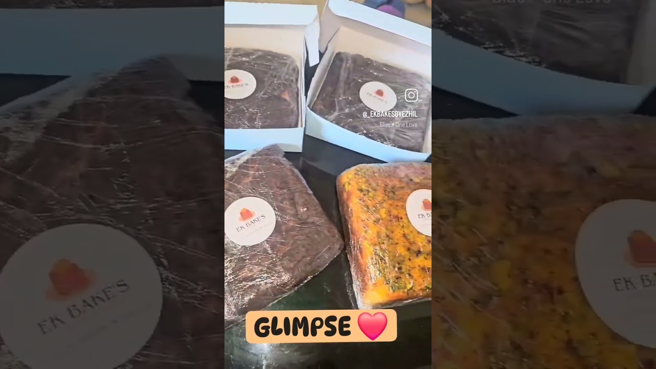 Glimpse of packing oru products #brownie #blondies #diplomastudent #cheflife #foodlove #foodies