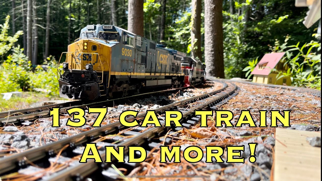 G Scale Trains! 137 Cars and More @RockwallCanyonRR