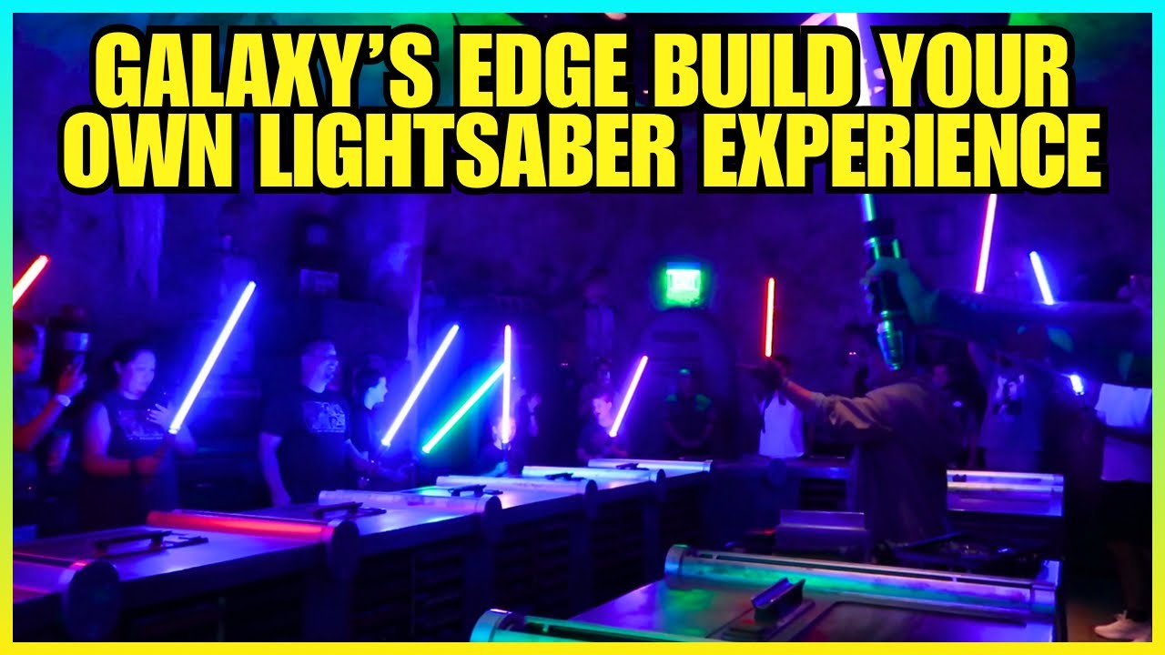 Galaxy's Edge Build Your Own Lightsaber Experience