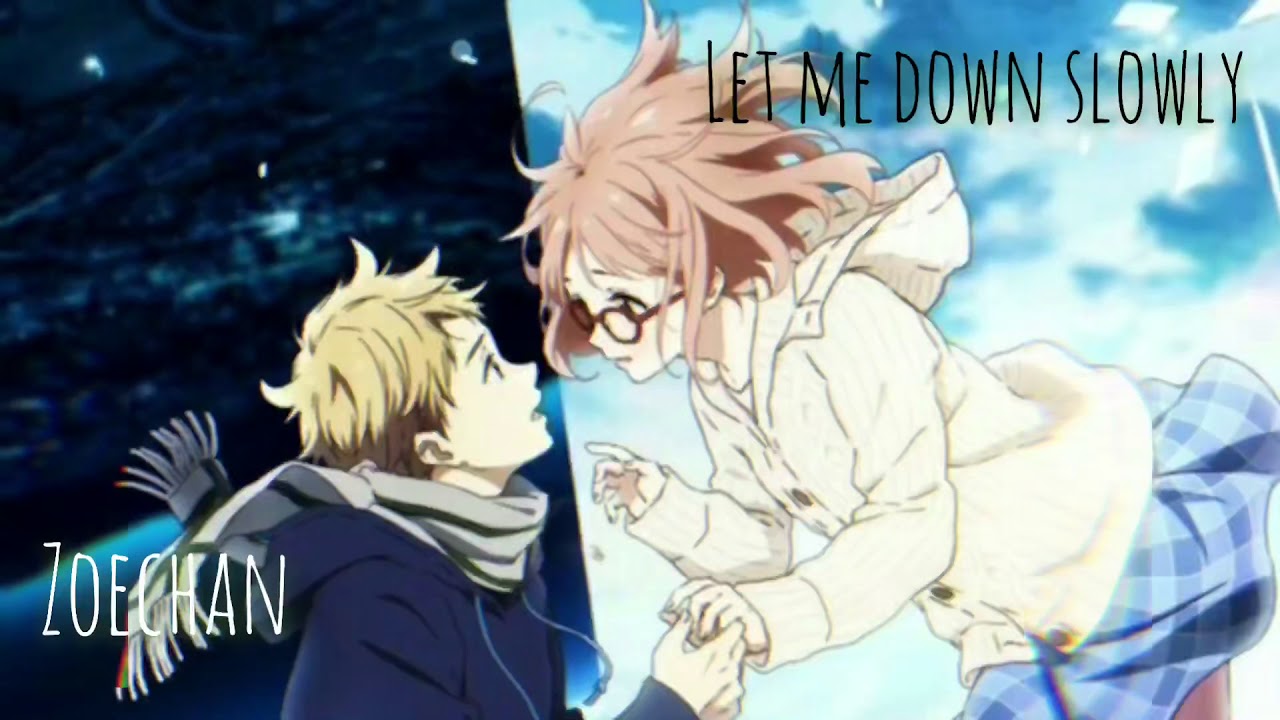 Nightcore-let me down slowly (high pitch)