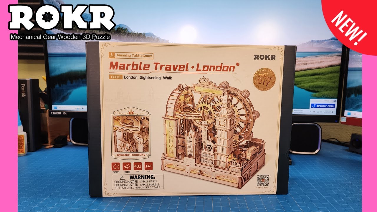 LONDON Marble Run by ROKR 3D puzzle - London sightseeing walk