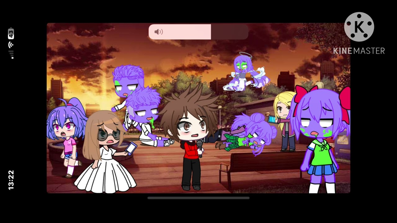 The purple  virus ep 2|a gacha horror zombie apocalypse series ￼