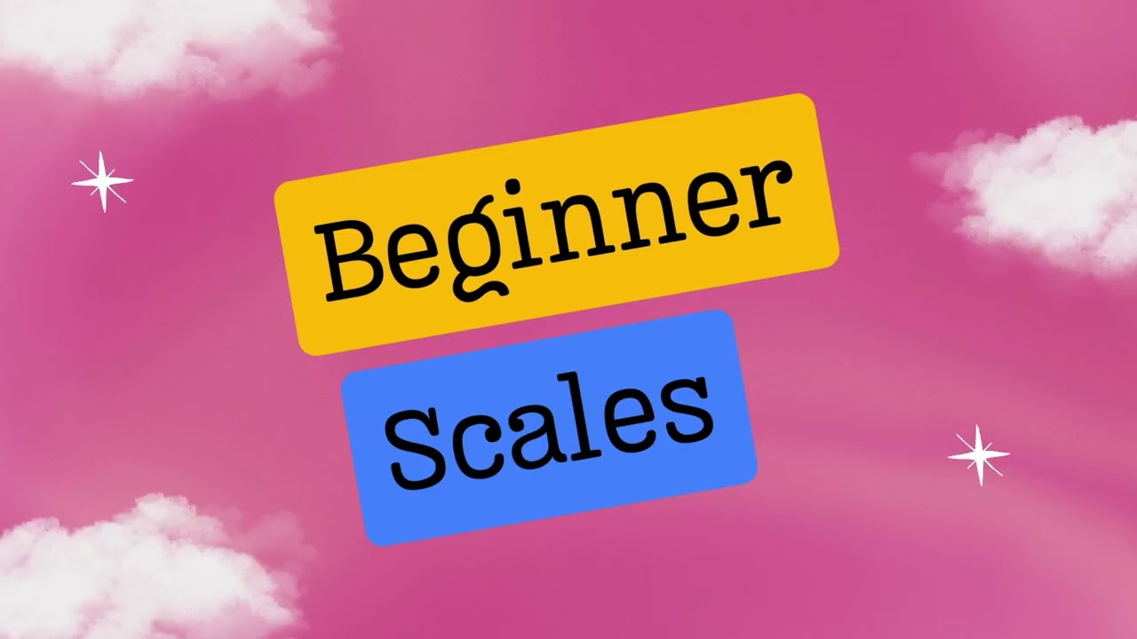 Beginner Scales Set 1.