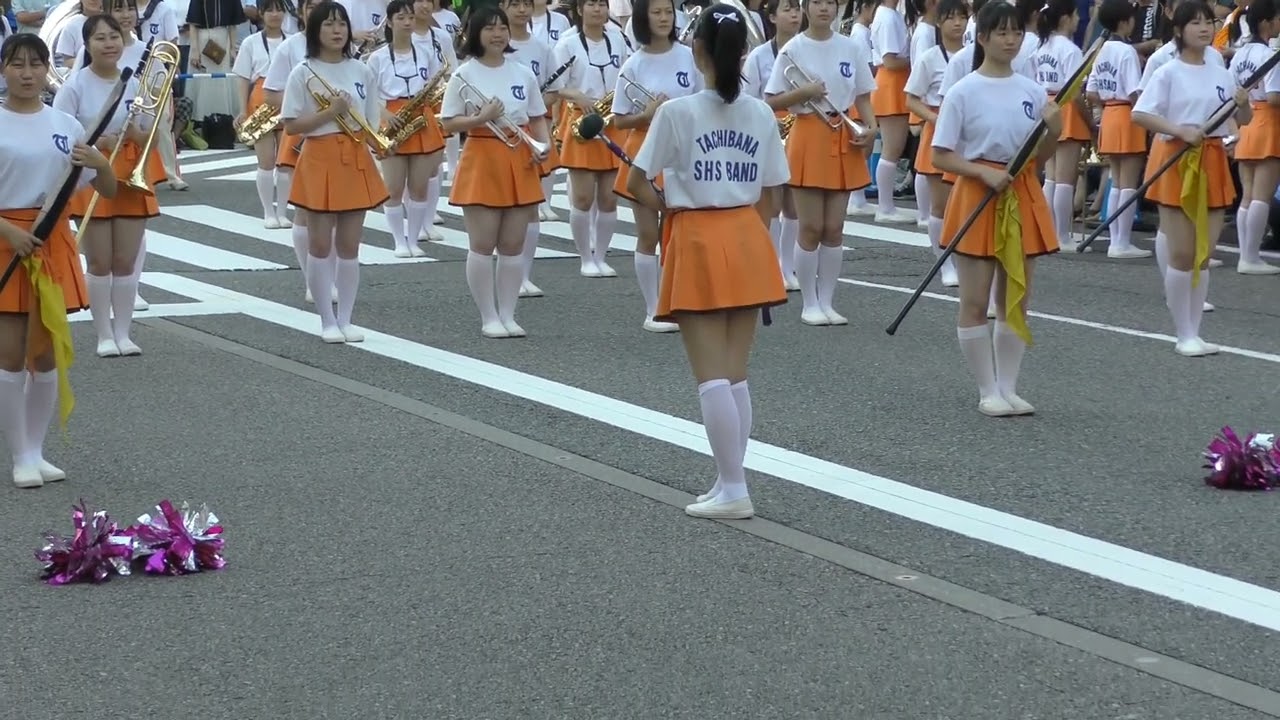 京都橘吹奏楽部　2023.8.12金沢ゆめ街道ステージ2