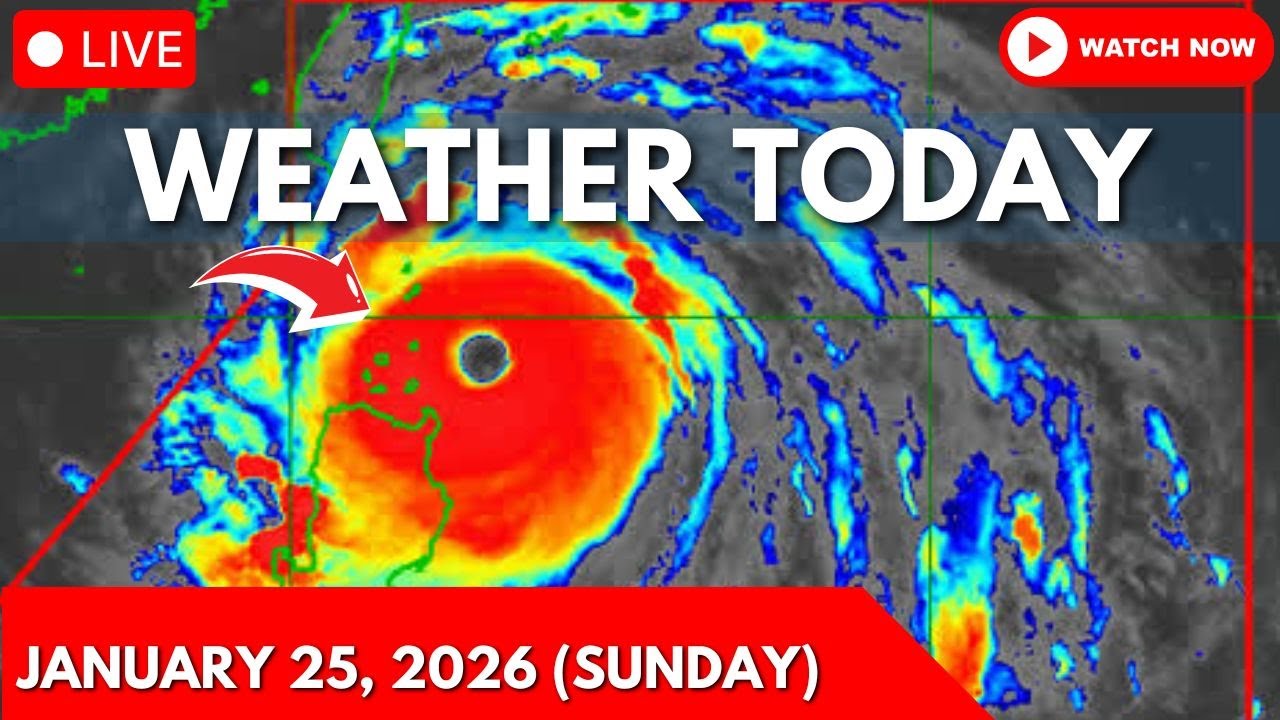 Weather Today Forecast January 25, 2026 (Sunday) | Bagyo Update Today | LPA Update Today