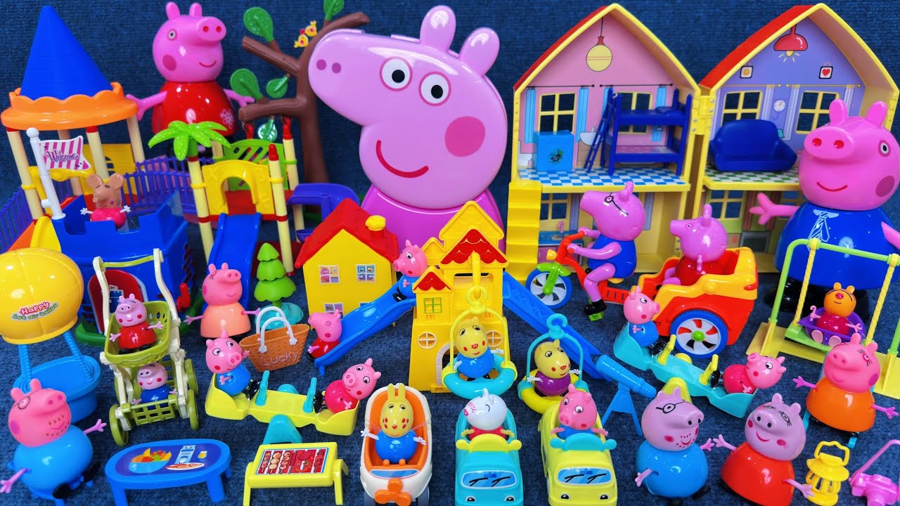 14 Minutes Satisfying with Unboxing Peppa Pig House & Super Playground Toys World ASMR｜Review Toys