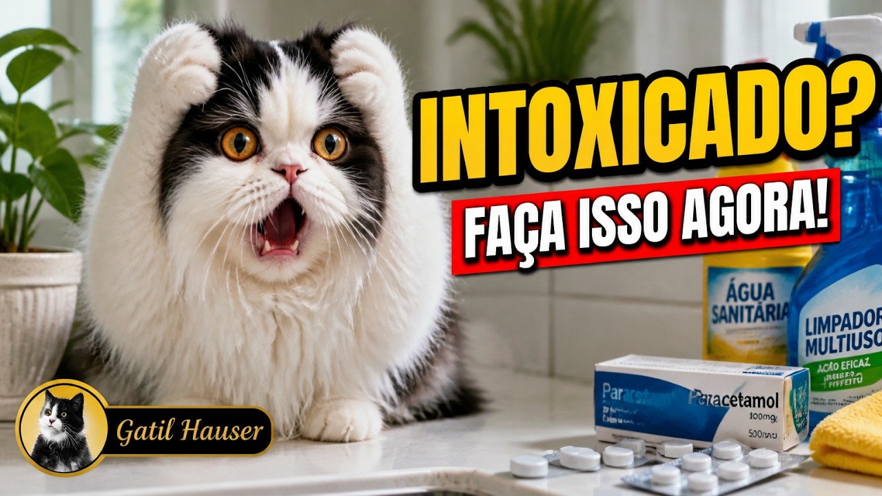 GATO intoxicado - Gatil Hauser