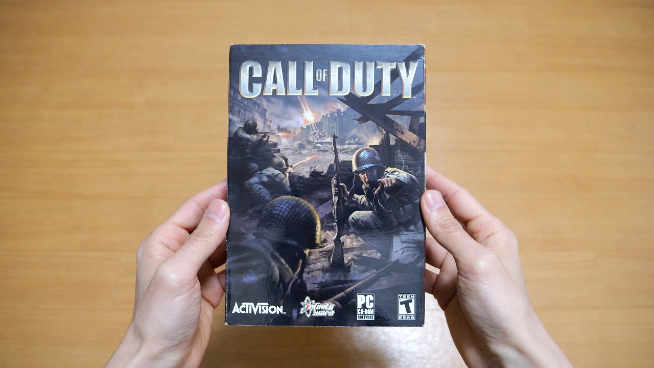 Call of Duty (PC Box Edition 2003) - US Original Version Unboxing, Installation & Gameplay (Archive)