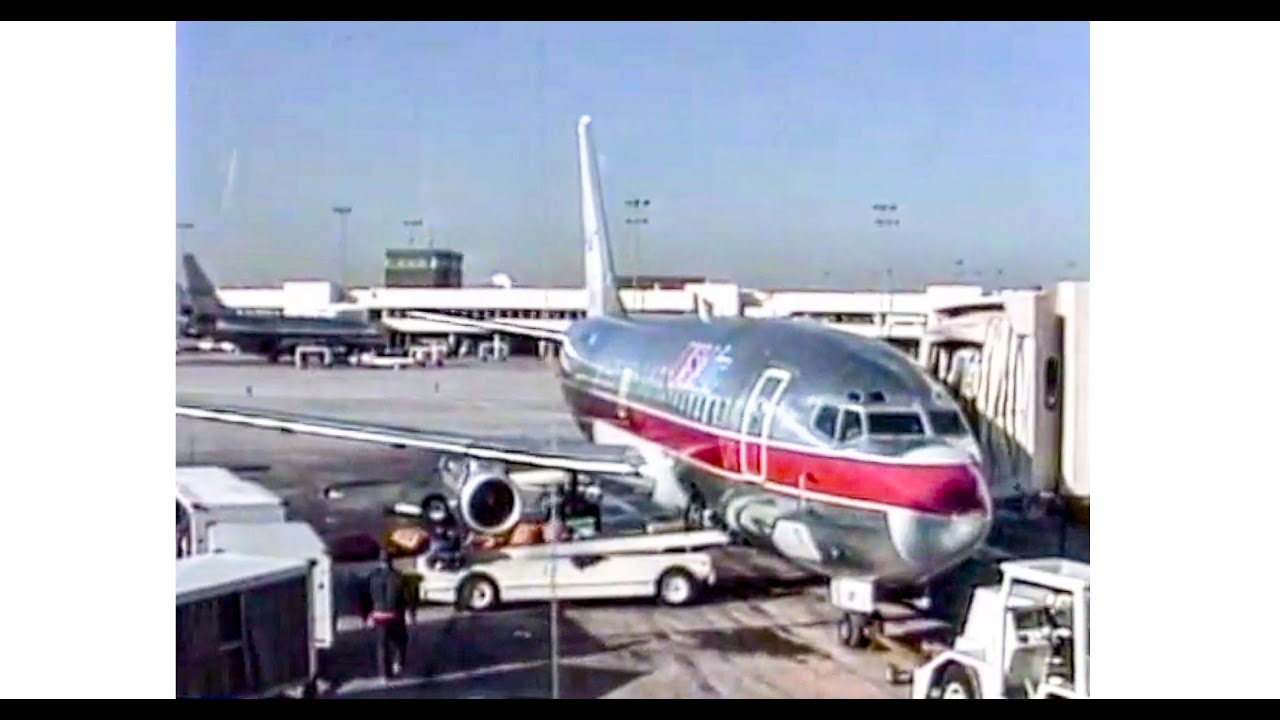 USAir Boeing 737-200 / Charlotte to Raleigh 1989