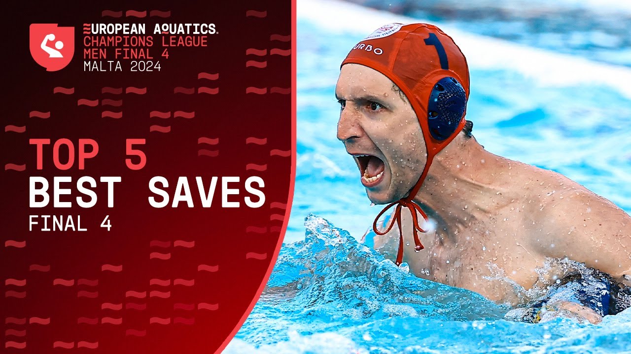 Top 5 Saves | Water Polo Champions League | 2023-24 Final 4
