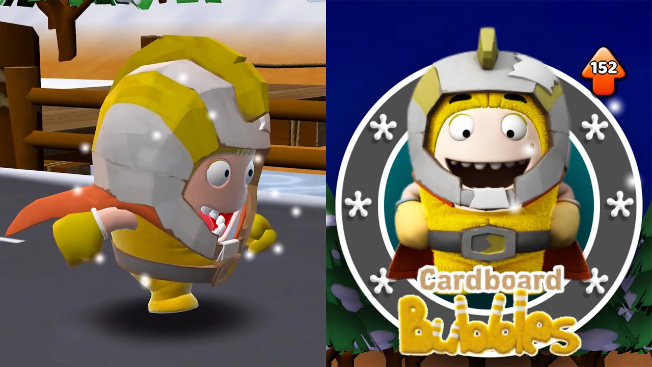 Oddbods Turbo Run Cardboard Bubbles - GamePlay