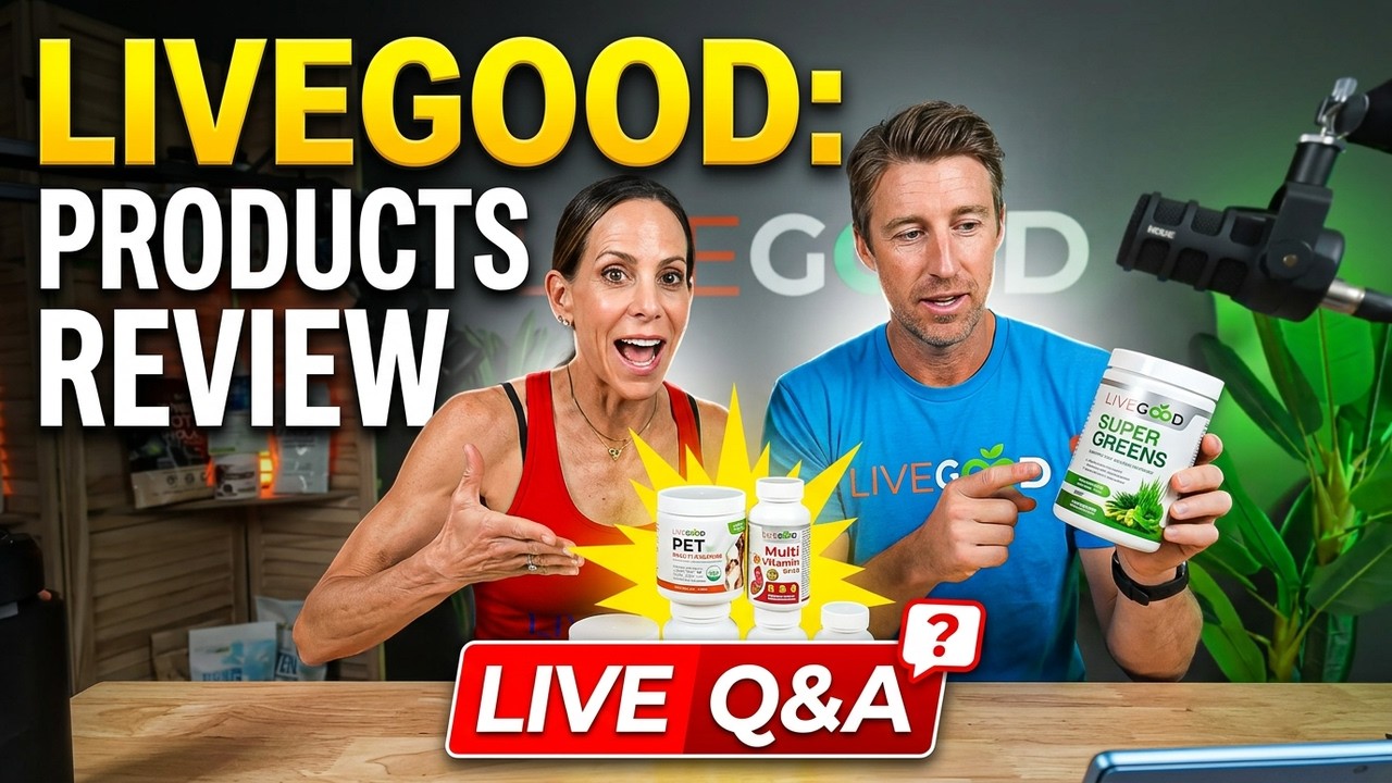 LIVEGOOD: Доктор Райан и Лиза Гудкин, обзор продукции, вопросы и ответы в прямом эфире.