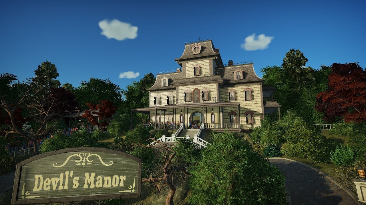 The Devil's Manor - Planet Coaster (re-imagined Phantom Manor - Disneyland Paris )