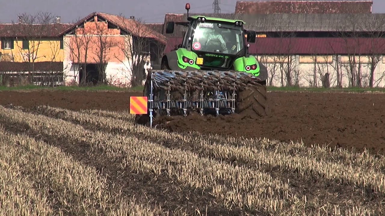 PLOUGHING 2014 - DEUTZ-FAHR Agrotron 7250 TTV + 6-Furrow LEMKEN Juwel 8
