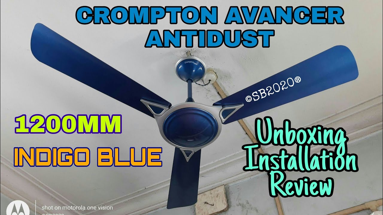 CROMPTON AVANCER INDIGO BLUE -ANTI DUST- 48