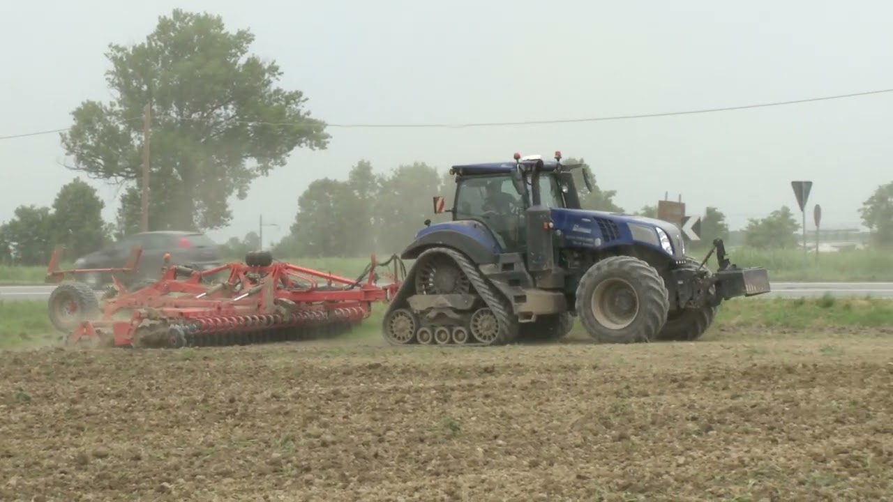 New Holland T8.435 Genesis SmartTrax™ e dischiera Maschio Gaspardo