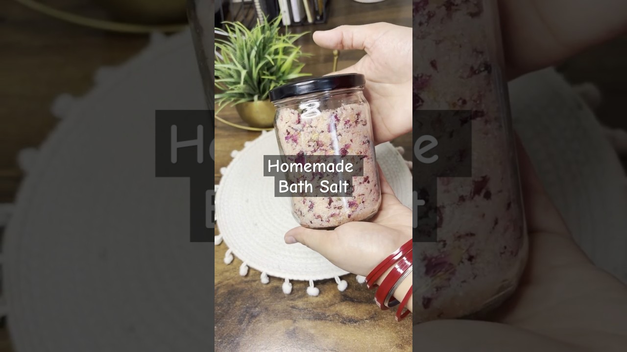 Homemade Bath Salt Recipe | Relax, Heal & Glow ✨ #shorts  #viral #beauty