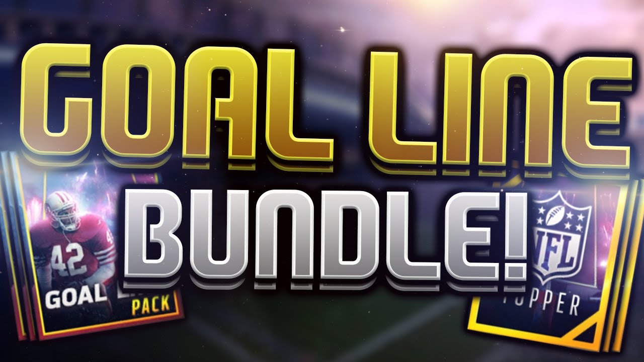 NEW GOAL LINE PACKS! BIGGEST BUNDLE OPENING EVER! - Madden Mobile 16