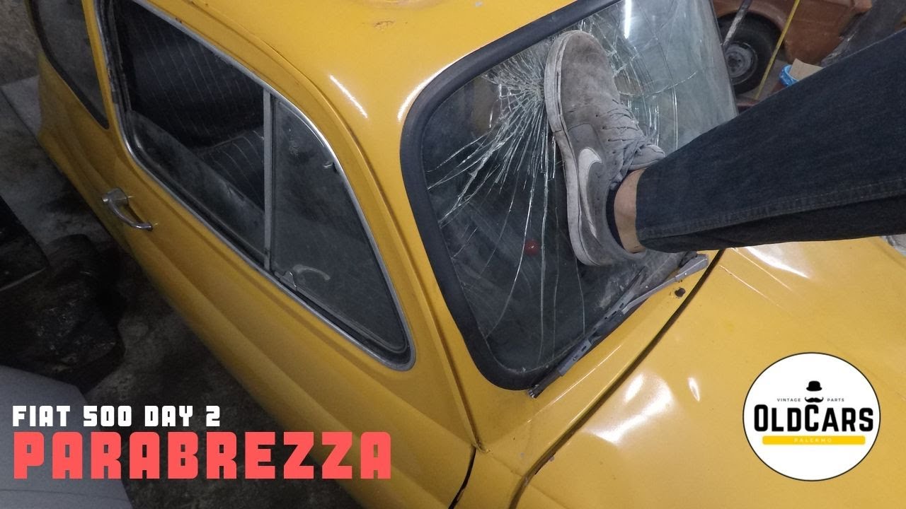 Sostituzione Parabrezza Fiat 500 d'epoca - Like a Boss 😎