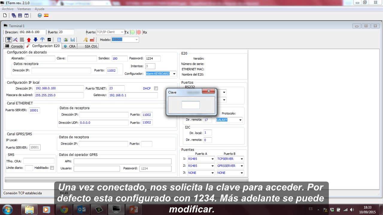Tutorial Eterm E20GD