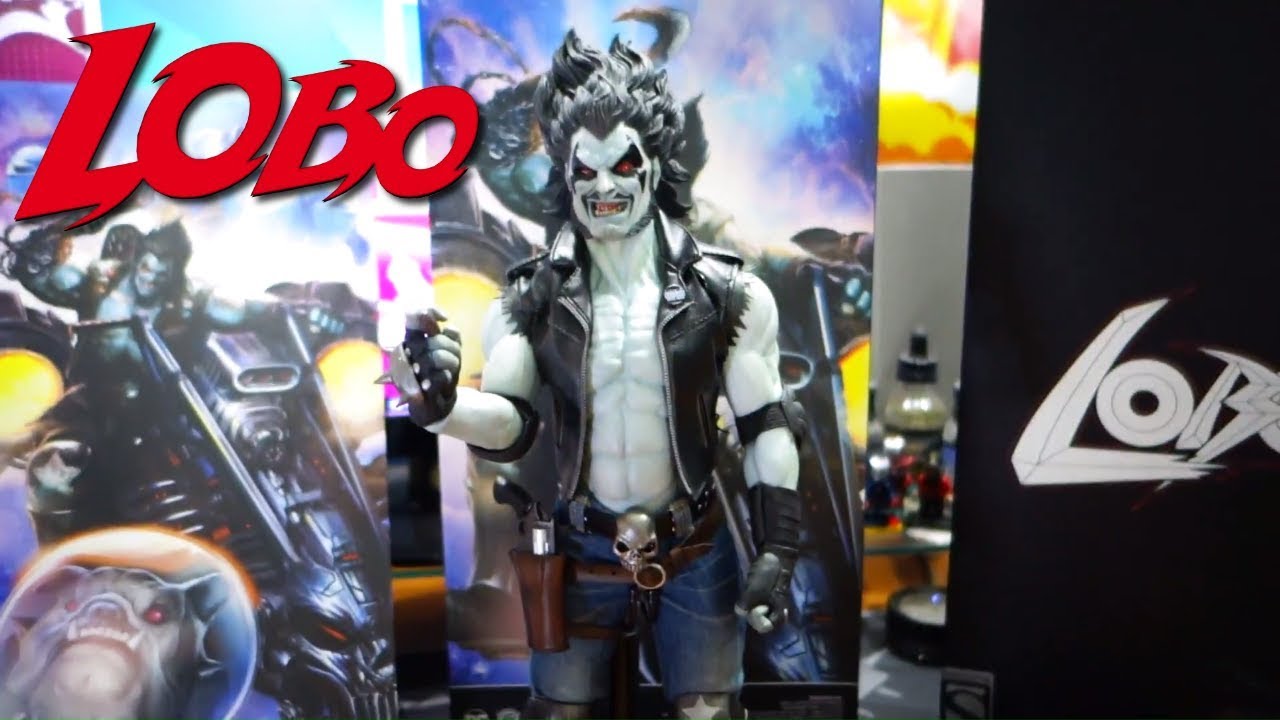 Lobo 1/6th Scale Sideshow Collectibles Figure Unboxing (DC Comics)