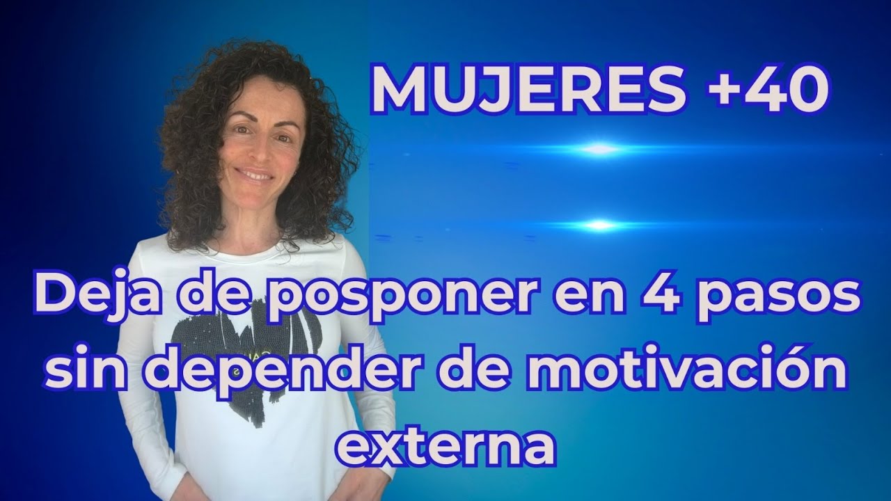 Deja de posponer en 4 pasos sin depender de motivación externa