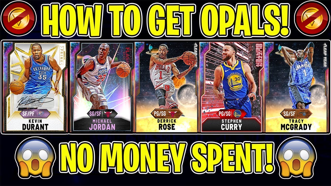 HOW TO GET GALAXY OPAL PLAYERS WITH NO MONEY SPENT! BEST METHOD! (NBA 2K20)