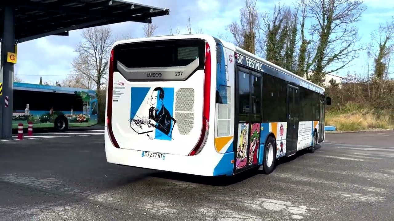 BUS GOSCINNY L’HISTOIRE D’UN GAULOIS - 50e FESTIVAL INTERNATIONAL DE LA BANDE DESSINÉE
