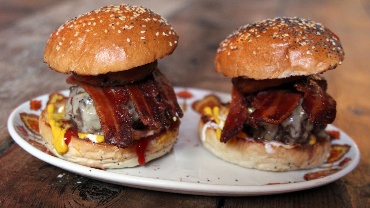 Candied bacon & beer burger (aka The Brad Sandwich) | The Craft Beer Channel