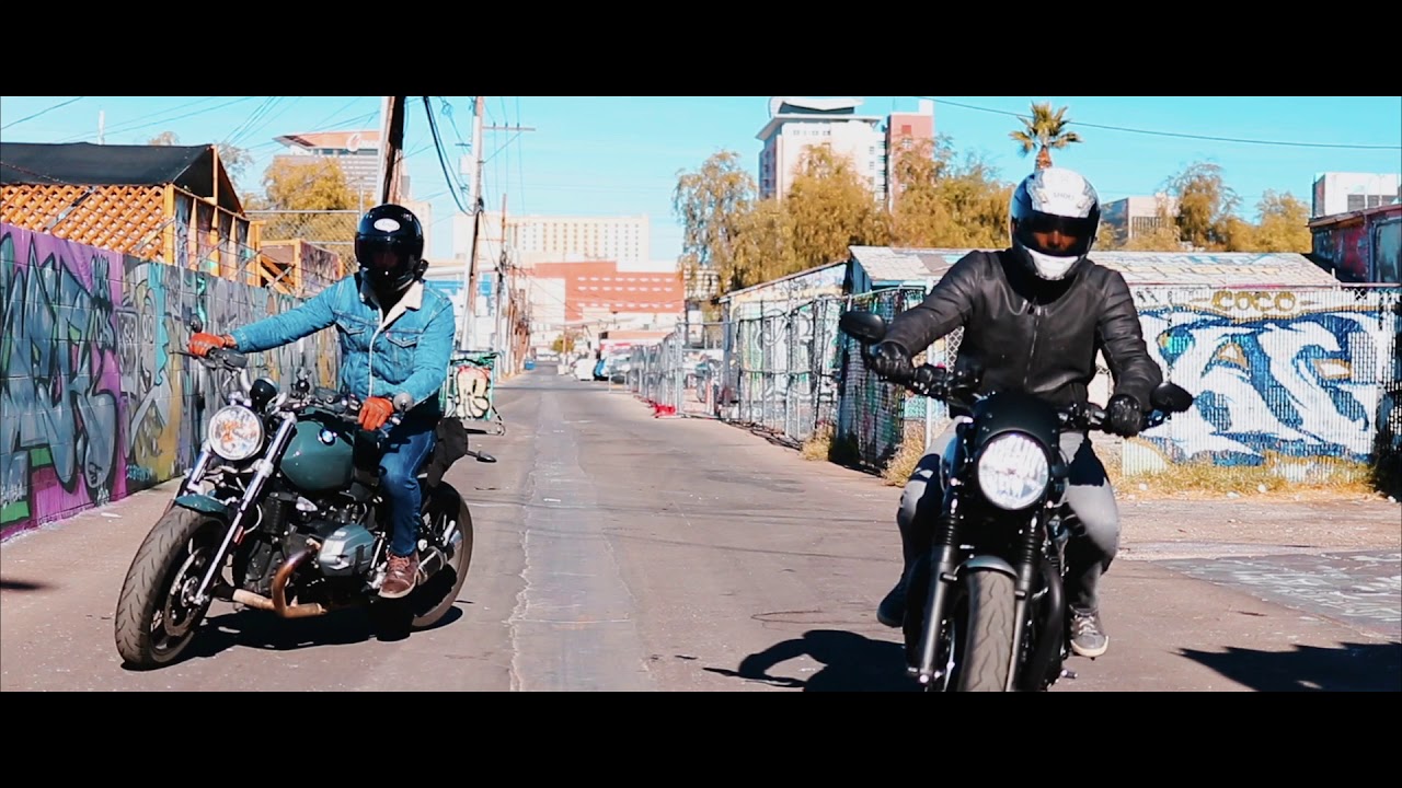 BMW NineT x Triumph SpeedTwin in Downtown Las Vegas