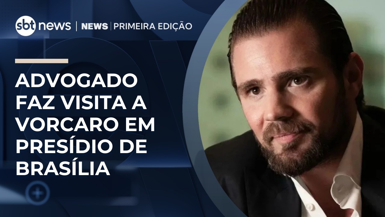 Advogado de Vorcaro visita banqueiro em presídio federal de Brasília | #NewsPrimeiraEdição
