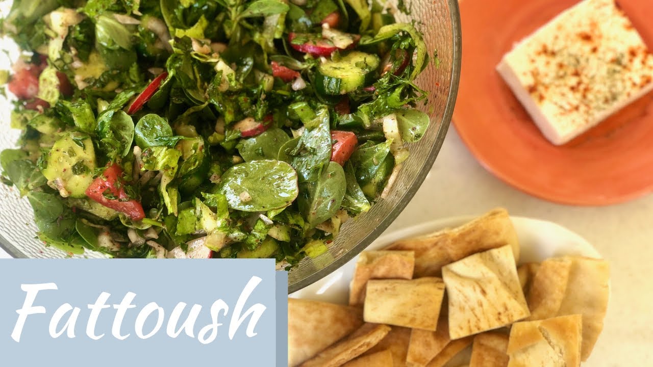 How to Make FATTOUSH (Ֆաթուշ) Salad | Purslane Salad | Eats With Gasia