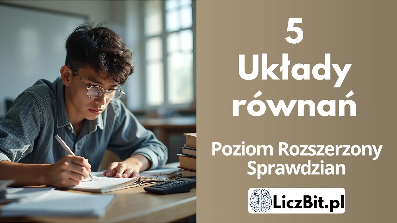 5 Układy równań - Sprawdzian 1 - Pazdro - Poziom Rozszerzony