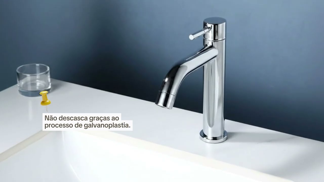 XSMF-8620 Torneira de Água Fria para Banheiro Telca Cromada