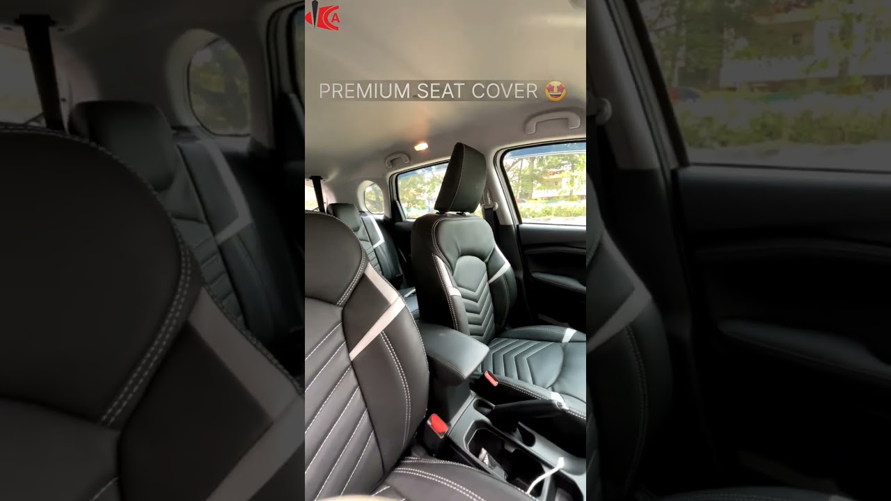 Toyota Hyryder Interior Upgraded  Premium Quality Seat Cover Installed 🤩 DM NOW 👇