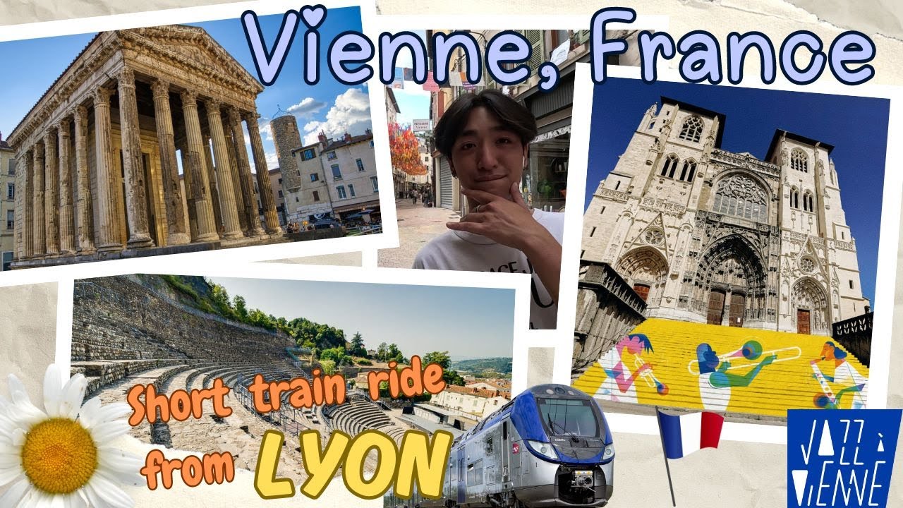 Vienne, France. Short train trip from Lyon. Walking tour. Jazz a Vienne. Town with Roman heritage.