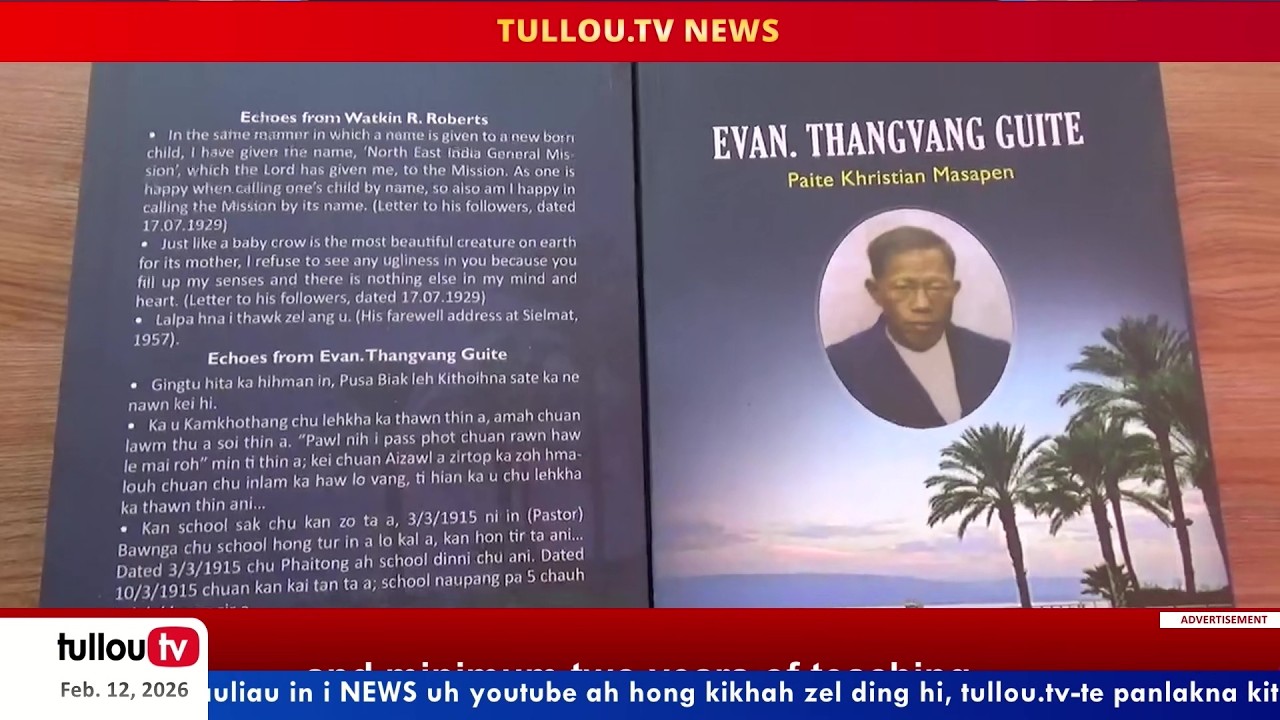 “Evan. Thangvang Guite: Paite Khristian Masapen” kichi laibu honna nih in om