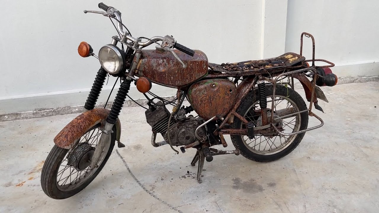 Restoration Old Damaged SIMSON BS51 Car // Restore SIMSON BS51 Part 1 Dismantling Painting