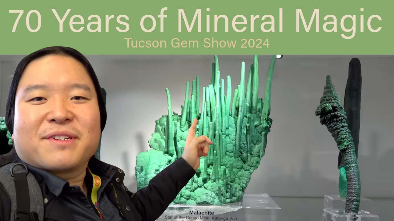 Unbelievable Emerald & Crystallized Gold! Tucson 2025 Gem & Mineral MAIN SHOW! ‘Shades of Green’ 4K