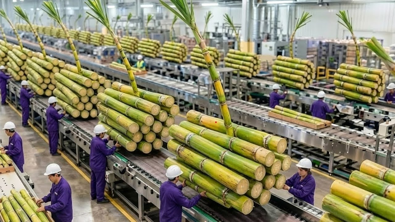 How The Hidden Factory: From Massive Stems to Sweet Sugar 🍬