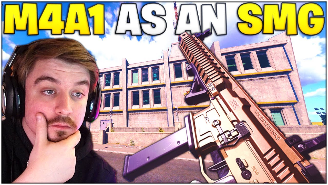 The M4A1 On Alcatraz - Worth Using As An SMG? *Best 9mm M4A1 Setup* (Rebirth Island - Warzone)