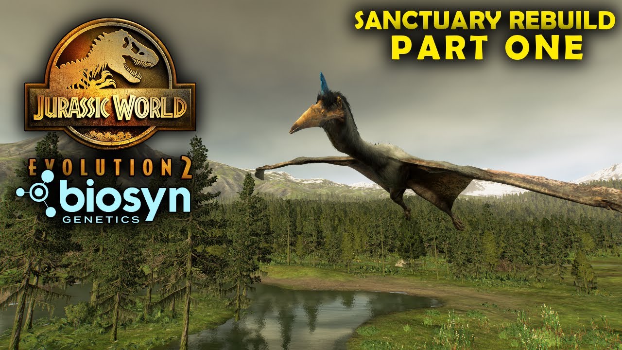 REBUILDING BIOSYN SANCTUARY! Biosyn Park Build Ep #1 |  Jurassic World Evolution 2