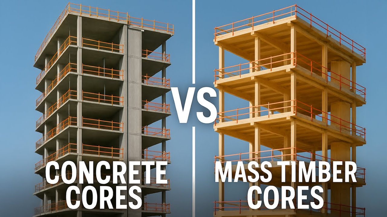 Mass Timber Cores vs Concrete Cores